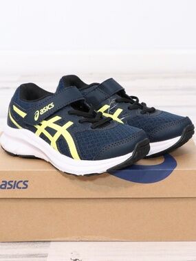 Asics Youth Jolt 3 PS French Blue/Glow Yellow Size K 13
